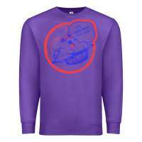Purple cool whip vintage design   80s aesthetic Premium Sweatshirt - PixelWave