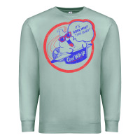 Seafoam cool whip vintage design   80s aesthetic Premium Sweatshirt - PixelWave