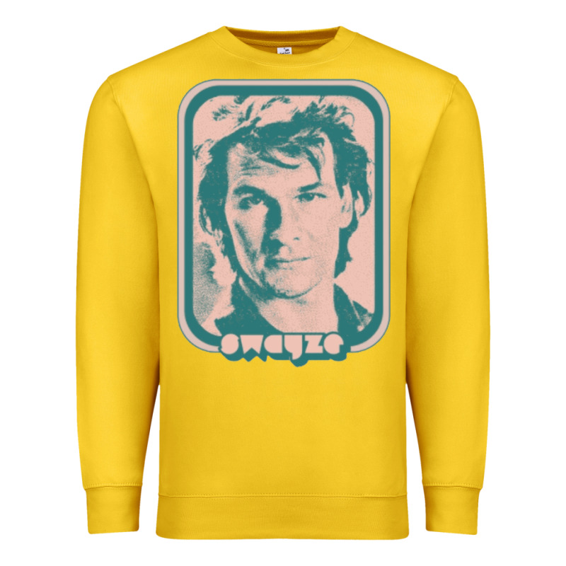 Patrick Swayze Retro 80s Fan Aesthetic Design Premium Sweatshirt by PixelWave | Teevron