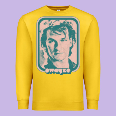Patrick Swayze Retro 80s Fan Aesthetic Design Premium Sweatshirt Designed By Pixelwave