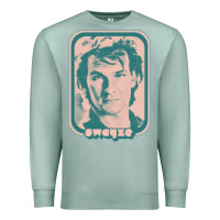 Seafoam patrick swayze retro 80s fan aesthetic design Premium Sweatshirt - PixelWave