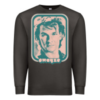 Smoke patrick swayze retro 80s fan aesthetic design Premium Sweatshirt - PixelWave