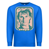 True Royal patrick swayze retro 80s fan aesthetic design Premium Sweatshirt - PixelWave