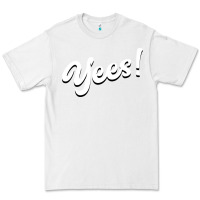 White YEES! Premium Tee - Bettercallsaul