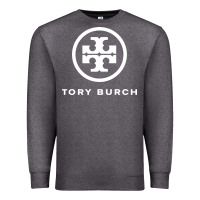 Charcoal Heather white burch tory Premium Sweatshirt - PixelWave