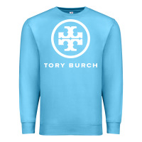 Ocean Blue white burch tory Premium Sweatshirt - PixelWave
