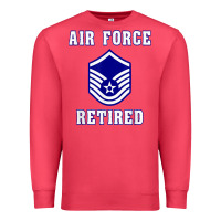 Cardinal military master sergeant air force retired t shirt Premium Sweatshirt - PixelWave