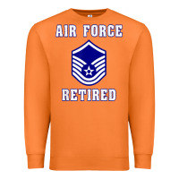 Carrot military master sergeant air force retired t shirt Premium Sweatshirt - PixelWave