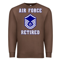 Chestnut military master sergeant air force retired t shirt Premium Sweatshirt - PixelWave