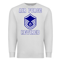 Dove Grey military master sergeant air force retired t shirt Premium Sweatshirt - PixelWave