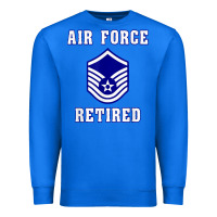 True Royal military master sergeant air force retired t shirt Premium Sweatshirt - PixelWave
