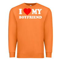 Carrot I Love My Boyfriend T-Shirt Premium Sweatshirt - PixelWave