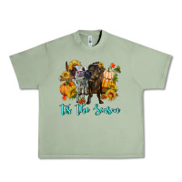 Oil Green Tis The Season Cows Urban Heavy Tee - RanaPortraitStore