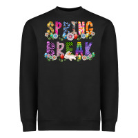 Black SPRING BREAK Heavyweight Sweatshirt - CowhideDigitalArt