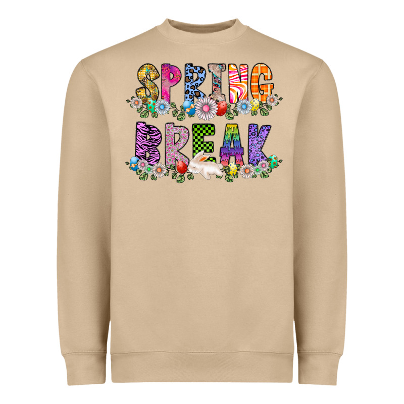 Spring Break Heavyweight Sweatshirt by CowhideDigitalArt | Teevron