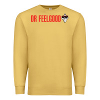 Antique Gold Dr. Feelgood Premium Sweatshirt - PixelWave