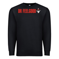 Black Dr. Feelgood Premium Sweatshirt - PixelWave