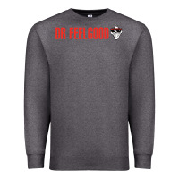 Charcoal Heather Dr. Feelgood Premium Sweatshirt - PixelWave