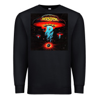 Black Boston Classic Premium Sweatshirt - PixelWave