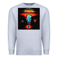 Heather Grey Boston Classic Premium Sweatshirt - PixelWave