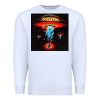 White Boston Classic Premium Sweatshirt - PixelWave