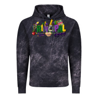 Cloud Black principal mardi gras cowgirl Vintage Hoodie - CowGirlArtShop