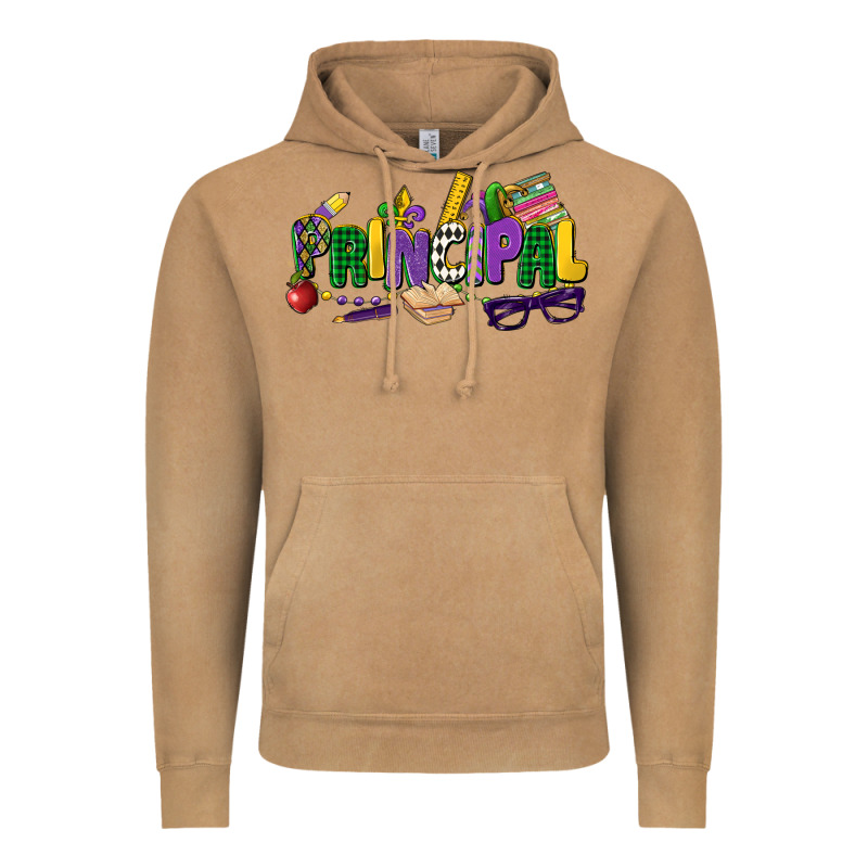 Principal Mardi Gras Cowgirl Vintage Hoodie by CowGirlArtShop | Teevron