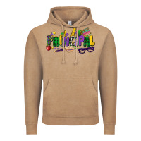 Vintage Coffee principal mardi gras cowgirl Vintage Hoodie - CowGirlArtShop