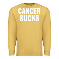 Antique Gold cancer sucks Premium Sweatshirt - PixelWave