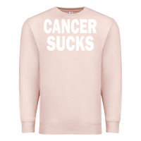 Pale Pink cancer sucks Premium Sweatshirt - PixelWave
