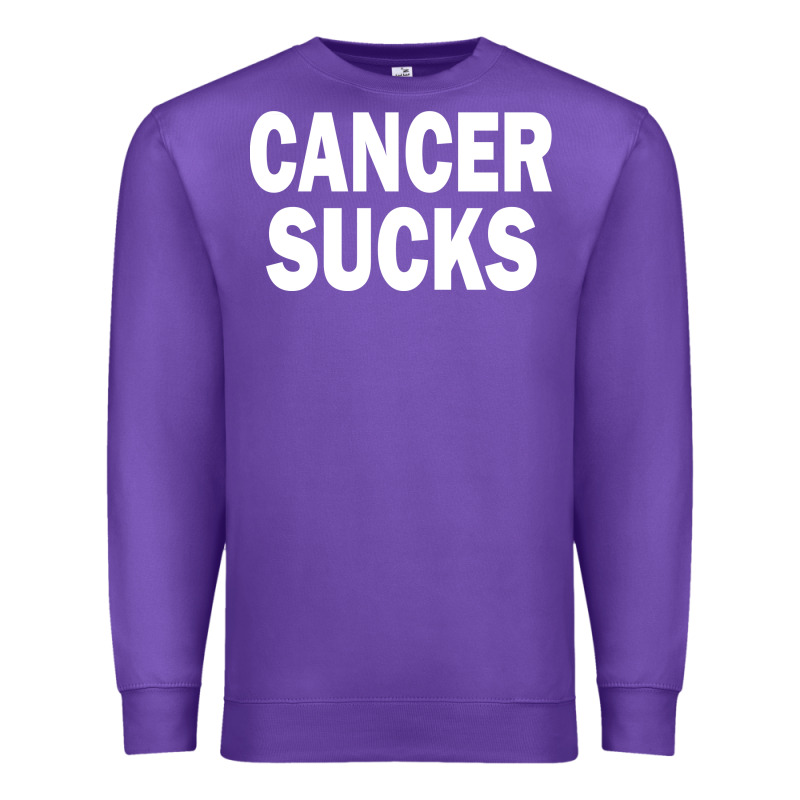 Cancer Sucks Premium Sweatshirt by PixelWave | Teevron