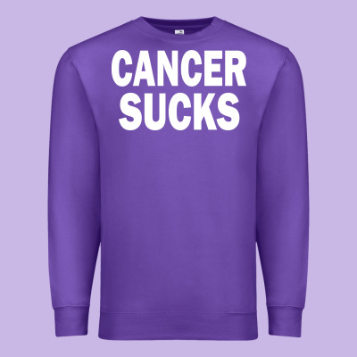 Cancer Sucks Premium Sweatshirt Designed By Pixelwave