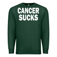Sports Green cancer sucks Premium Sweatshirt - PixelWave