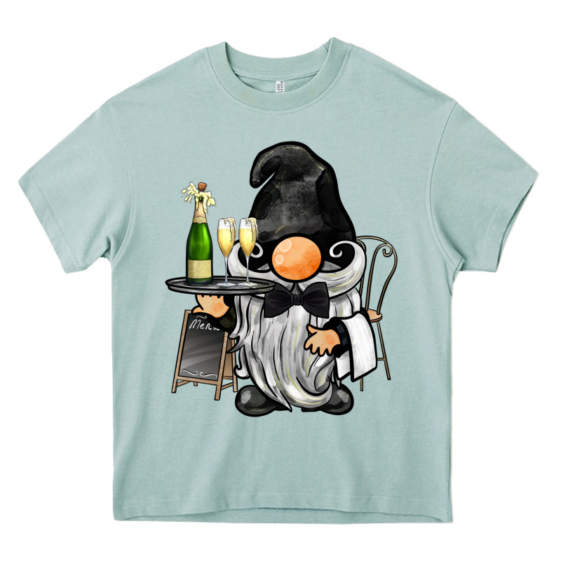 Waiter Gnome Heavy Core Tee by BarkalooDesign | Teevron