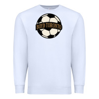 White Boyd Toronto Soccer Premium Sweatshirt - PixelWave
