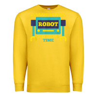 Lemon it's robot fighting time funny robotics engineer battle bots Premium Sweatshirt - PixelWave