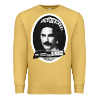 Antique Gold god save the quen king music Premium Sweatshirt - PixelWave