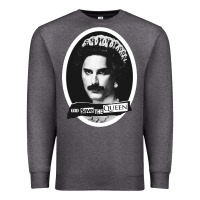 Charcoal Heather god save the quen king music Premium Sweatshirt - PixelWave