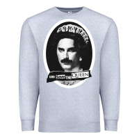 Heather Grey god save the quen king music Premium Sweatshirt - PixelWave