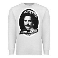 Oatmeal Heather god save the quen king music Premium Sweatshirt - PixelWave