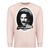 Pale Pink god save the quen king music Premium Sweatshirt - PixelWave