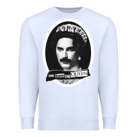 White god save the quen king music Premium Sweatshirt - PixelWave