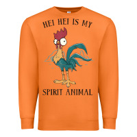 Carrot Moana Hei Hei Is My Spirit Animal Portrait Premium Sweatshirt - PixelWave