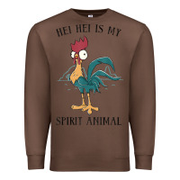 Chestnut Moana Hei Hei Is My Spirit Animal Portrait Premium Sweatshirt - PixelWave