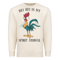 Sandshell Moana Hei Hei Is My Spirit Animal Portrait Premium Sweatshirt - PixelWave
