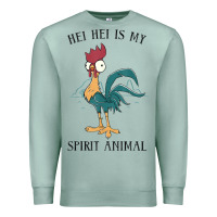 Moana Hei Hei Is My Spirit Animal Portrait Premium Sweatshirt | Teevron