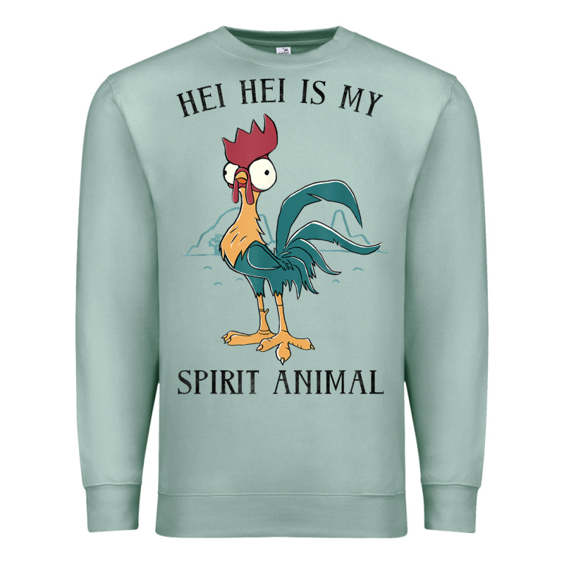Moana Hei Hei Is My Spirit Animal Portrait Premium Sweatshirt by PixelWave | Teevron