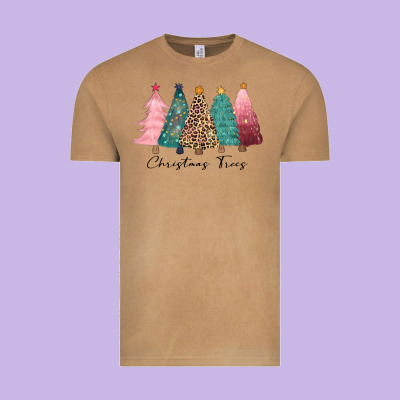 Christmas Trees Vintage Tee Designed By Cowgirlartshop