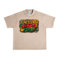 French Oak juneteenth vibes only Urban Heavy Tee - CowGirlArtShop