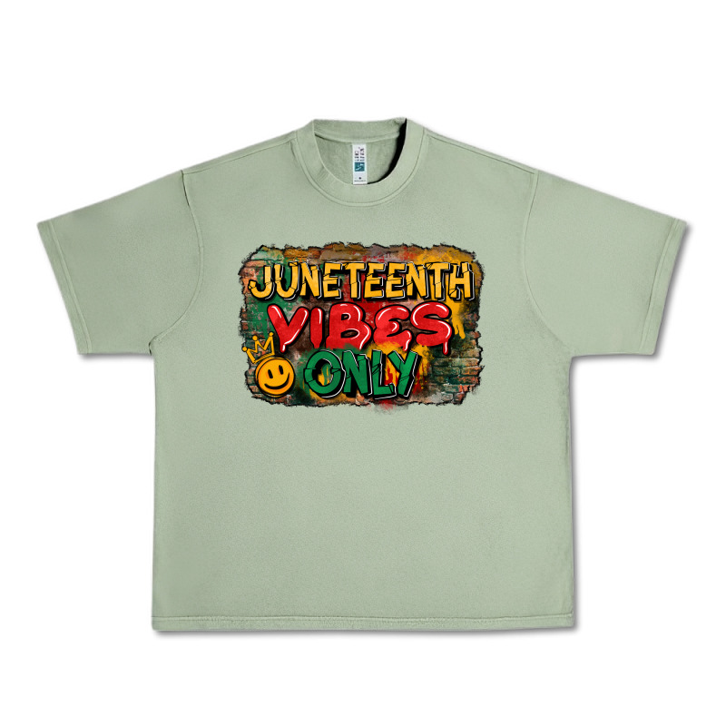 Juneteenth Vibes Only Urban Heavy Tee by CowGirlArtShop | Teevron